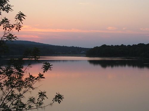 sunset lake